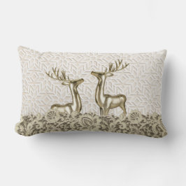 Cojín Lumbar Scandi Deer Throw Pillow