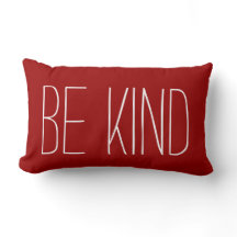 Sea amable, texto blanco sobre el crimen