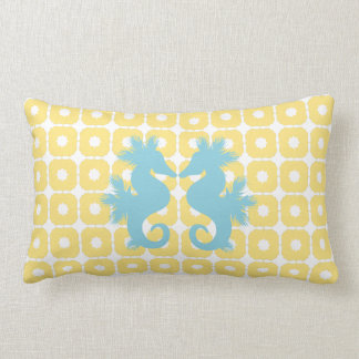 Cojín Lumbar Seahorse amarillo del modelo