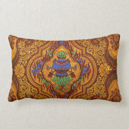 Cojín Lumbar Seda oriental opulenta