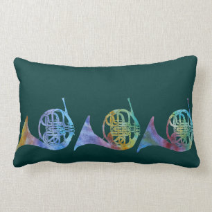 Cojín Lumbar Seis trompas coloridas