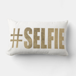 Cojín Lumbar Selfie de oro
