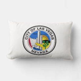 Cojín Lumbar Sello urbano de Las Vegas (Nevada)