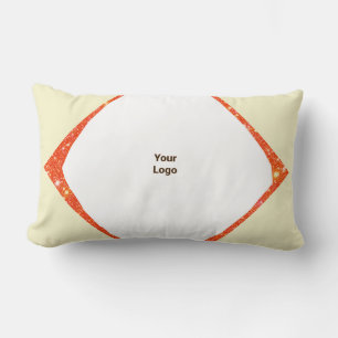 Cojín Lumbar Sencillo logo de personalizado minimalista elegant