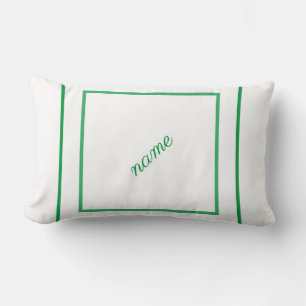 Cojín Lumbar Sencillo logo de personalizado minimalista elegant