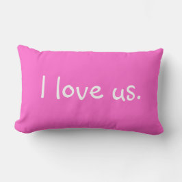 Cojín Lumbar Señor y señora me encanta Lumbar Pillow