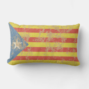 Cojín Lumbar Senyera Estelada Blava Antiga