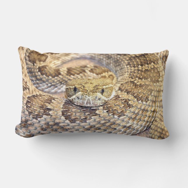 Cojín Lumbar Serpiente de cascabel (Anverso)
