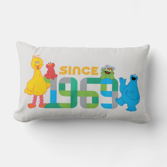 Cojín Lumbar Sesame Street el | desde 1969 (Anverso)