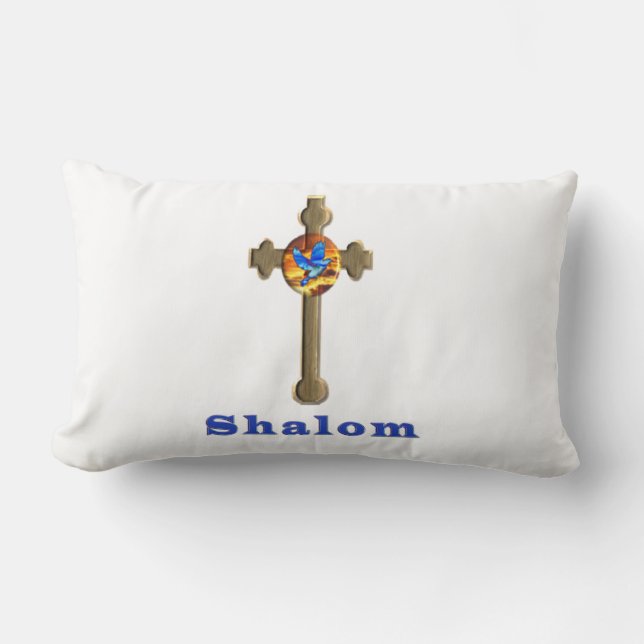 Cojín Lumbar Shalom (Anverso)