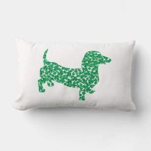 Cojín Lumbar Shamrock Dachshund