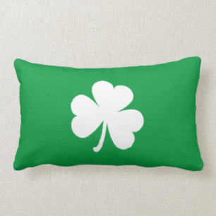 Cojín Lumbar Shamrock irlandés Personalizable