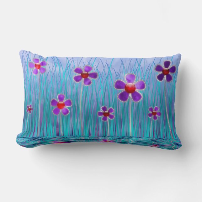 Cojín Lumbar Shy Daisies Pillow (Anverso)