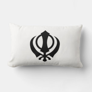 Cojín Lumbar Sikh Khanda
