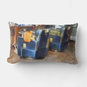 Cojín Lumbar Silla de peluquero con el cabo anaranjado del