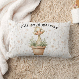 Cojín Lumbar Silly good morning Kitchen Throw Pillow