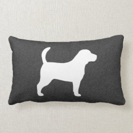 Cojín Lumbar Silueta de Beagle