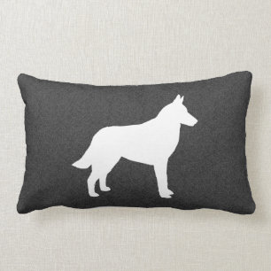 Cojín Lumbar Silueta de Malinois Belga