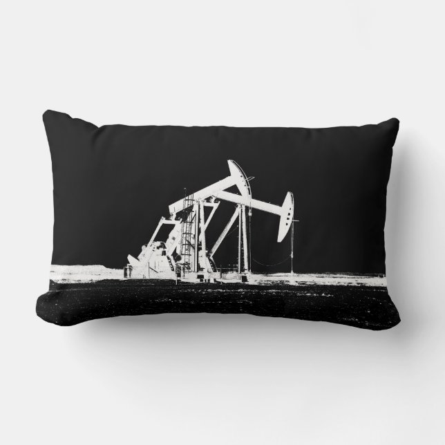 Cojín Lumbar Silueta dual de la unidad de bombeo del aceite (Anverso)