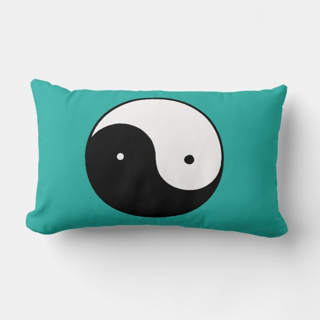 Cojín Lumbar Símbolo de Yin Yang (Anverso)