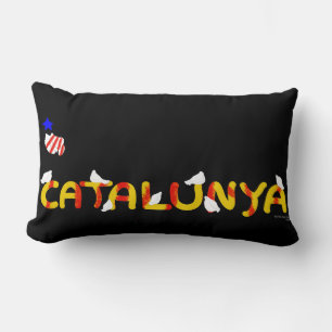 Cojín Lumbar Símbolo Patriótico, Libertad de Cataluña , Catalun