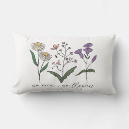 Cojín Lumbar Sin lluvia, sin flor