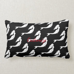 Cojín Lumbar Sirena Blanca Subacuática Bandando Thunder_Cove