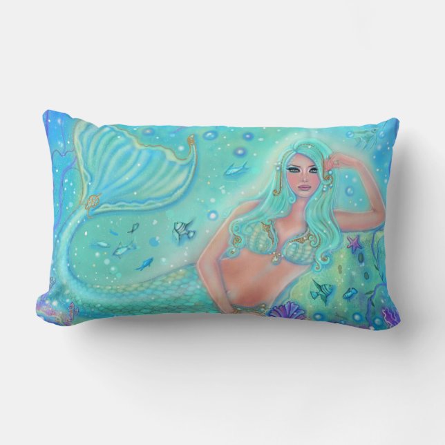 Cojín Lumbar Sirena "Eira" de Renee Lavoie Accent Pillow (Anverso)