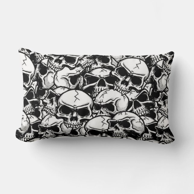 Cojín Lumbar Skulls United Pillow (Anverso)