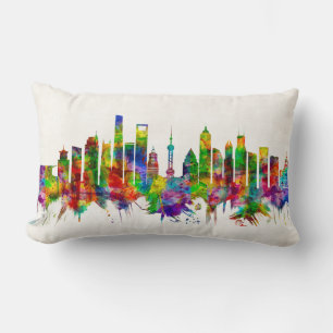 Cojín Lumbar Skyline de Shanghai China