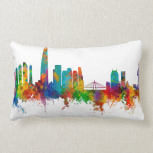 Cojín Lumbar Skyline Seúl Corea del Sur