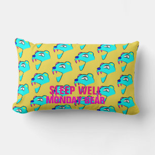 Cojín Lumbar Sleep Well Monday Bear