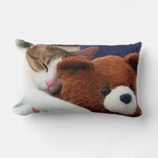 Cojín Lumbar Sleepy Cat Teddy Bear