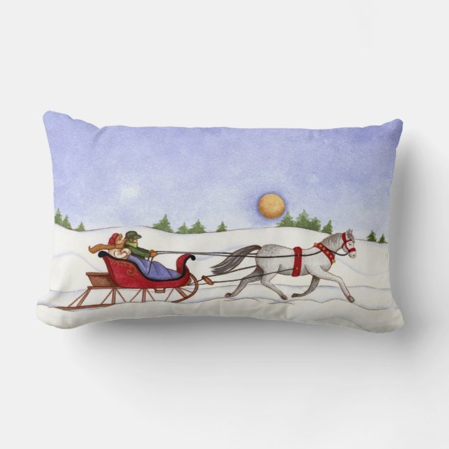 Cojín Lumbar Sleigh Ride - Pillow (Anverso)