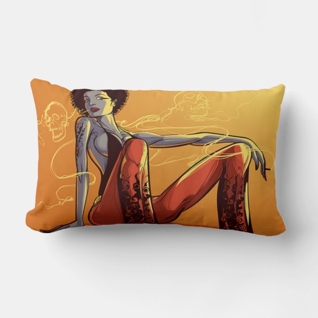 Cojín Lumbar Smokin Soul Sister Pillow (Anverso)