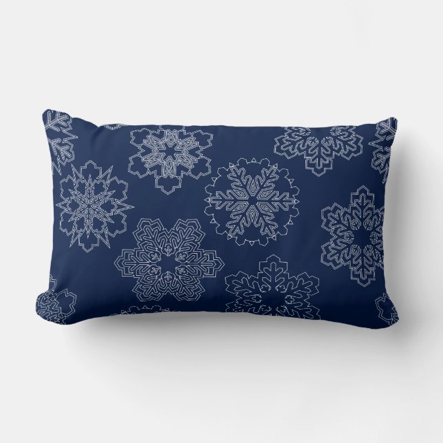 Cojín Lumbar Snowflake (Anverso)