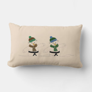 Cojín Lumbar Snowmen de artes marciales mixtas
