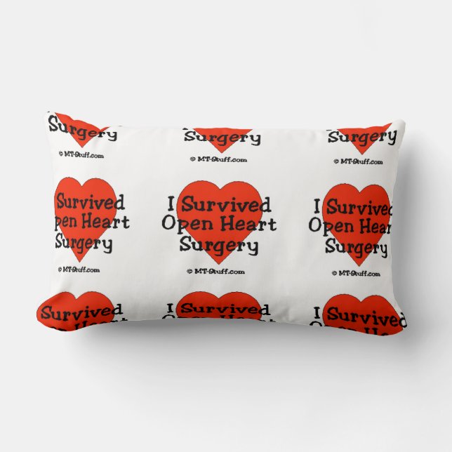 Cojín Lumbar Sobreviví cirugía de corazón abierta (Anverso)