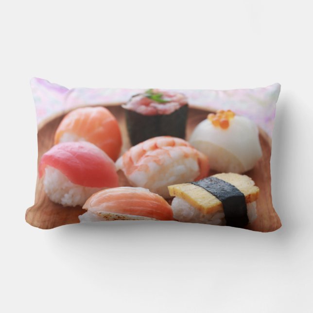 Cojín Lumbar Soft Sushi Delight Cushion – Cute & Cozy (Anverso)