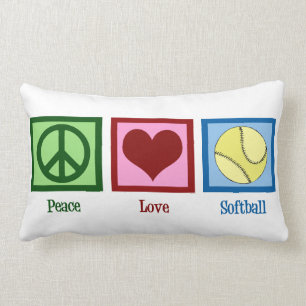 Cojín Lumbar Softbol Amor Paz
