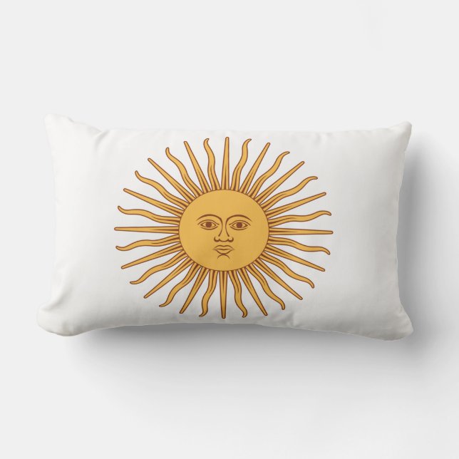 Cojín Lumbar Sol argentino (Anverso)
