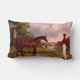 Cojín Lumbar Soldado con el caballo de un oficial