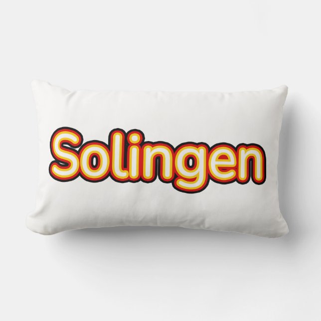 Cojín Lumbar Solingen Deutschland Alemania (Anverso)