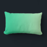 Cojín Lumbar SÓLO gradientes de COLOR - verde oceánico<br><div class="desc">Solo degradados de color compuestos por EDDA Fröhlich | Plantilla: color de fondo del texto o imagen | Tendencia: colorear tu vida | ¿Extrañas otros colores,  productos o diseños? Siéntase libre de contactarme: contact@eddart.de</div>