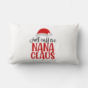Cojín Lumbar Sólo Llámame Nana Claus-56768