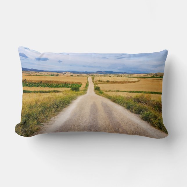 Cojín Lumbar Sombras de peregrino (Anverso)