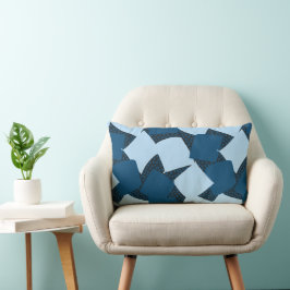 Cojín Lumbar Soporte moderno: Jungla geométrica abstracta de me