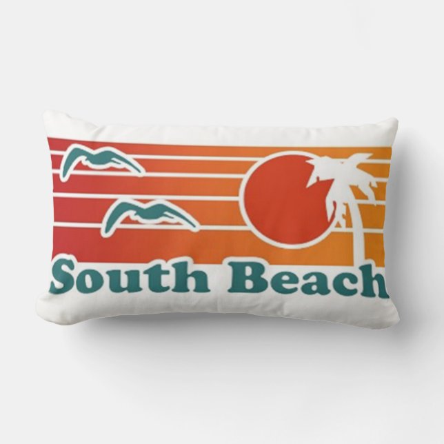 Cojín Lumbar South Beach Miami Pillow (Anverso)
