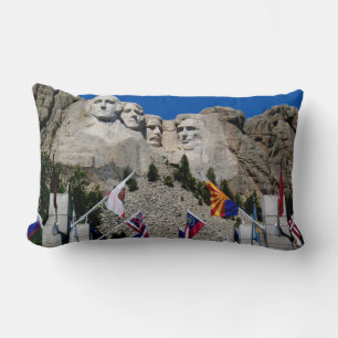 Cojín Lumbar Souvenir de Mount Rushmore Dakota del Sur