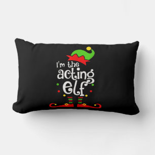 Cojín Lumbar Soy Navidades de la Familia Elf Xmas